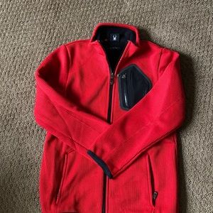 Spider Youth large full zip ski sweater